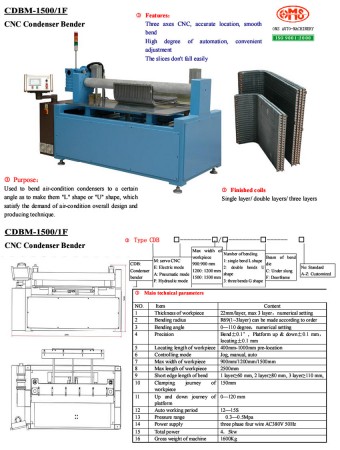 CNC condenser bender
